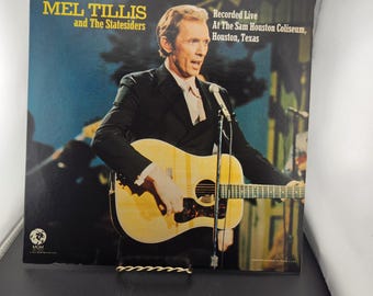 Vintage LP Vinyl Record Album Size 33 RPM / Mel Tillis and the Statesiders / 1971 / Cover has wear / See notes below