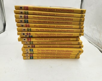 The Golden Book Encyclopedia Vol 1-16 // 1960 Hardbacks, Complete