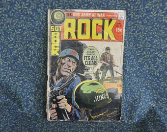 Sgt. Rock Our Army at War Vintage Comic Book - DC Comics - No. 226 December 1970