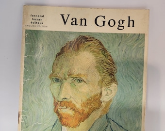Vintage Book  - Small Booklet of Van Gogh Prints   Qty. 19   Miniature Book     English Edition