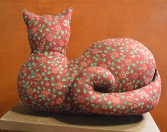 13" Stuffed Cat Kitty Pillow