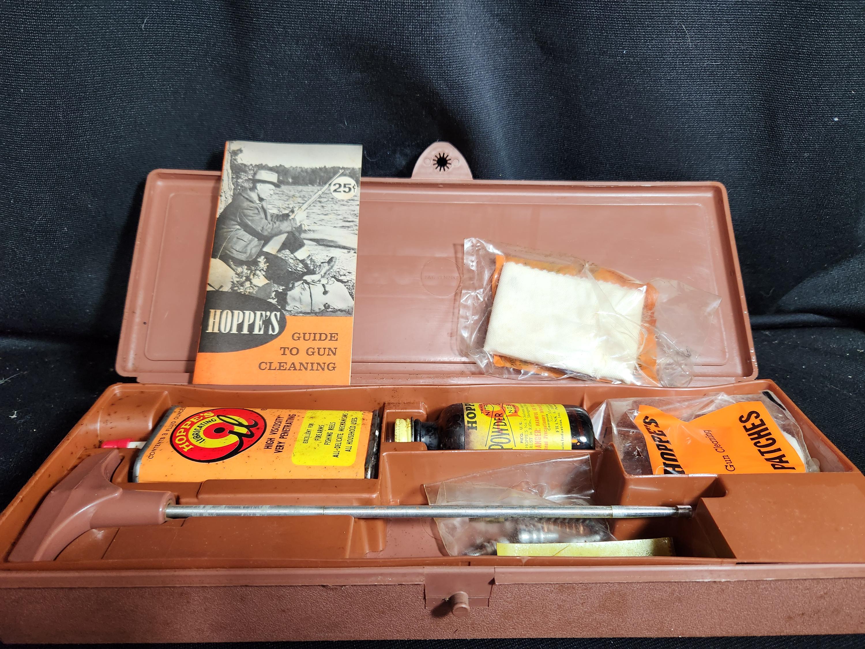 Vintage 1962 Hoppe's Long Gun and Pistol Cleaning Kit - Missing 2