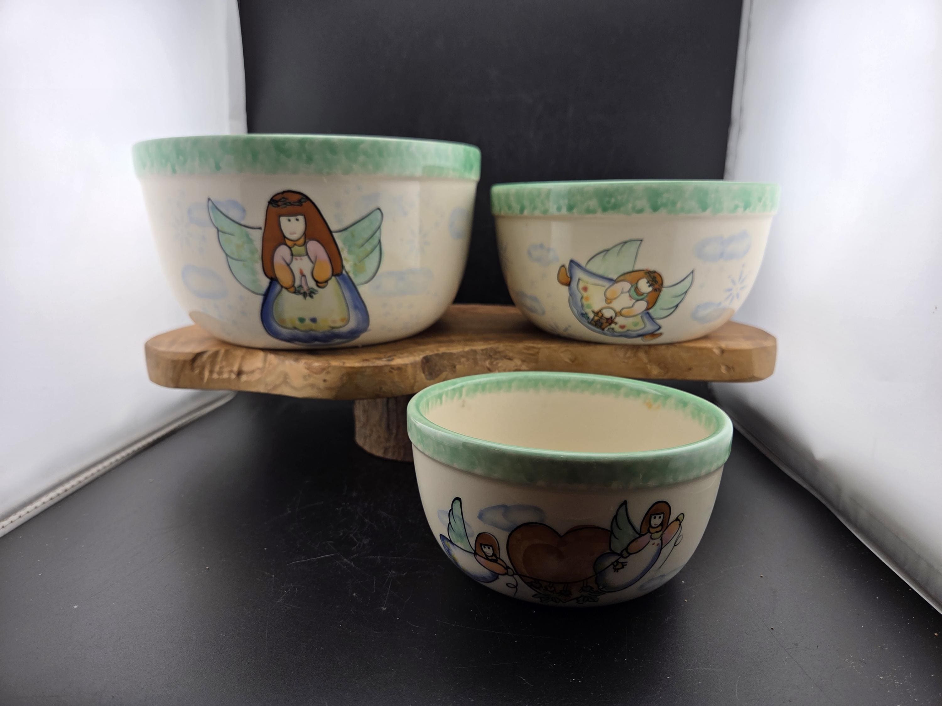Glass Angel Bowls - Etsy