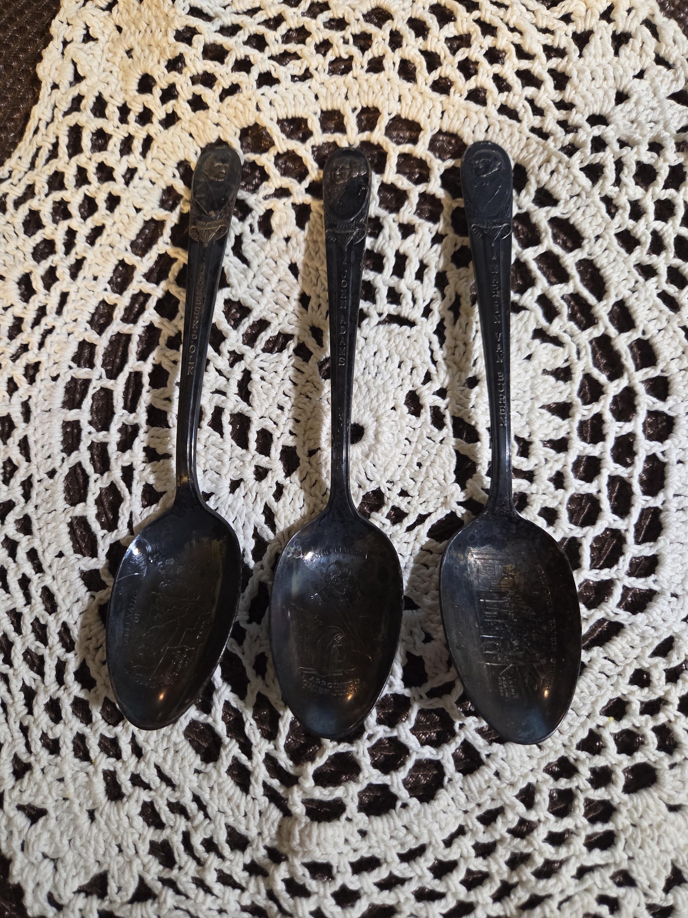 Presidential Silver Spoons - Etsy