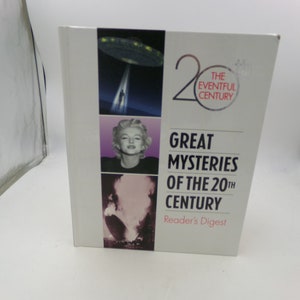 Vintage Book - Reader&#39;s Digest Great Mysteries of the 20th Century   1999