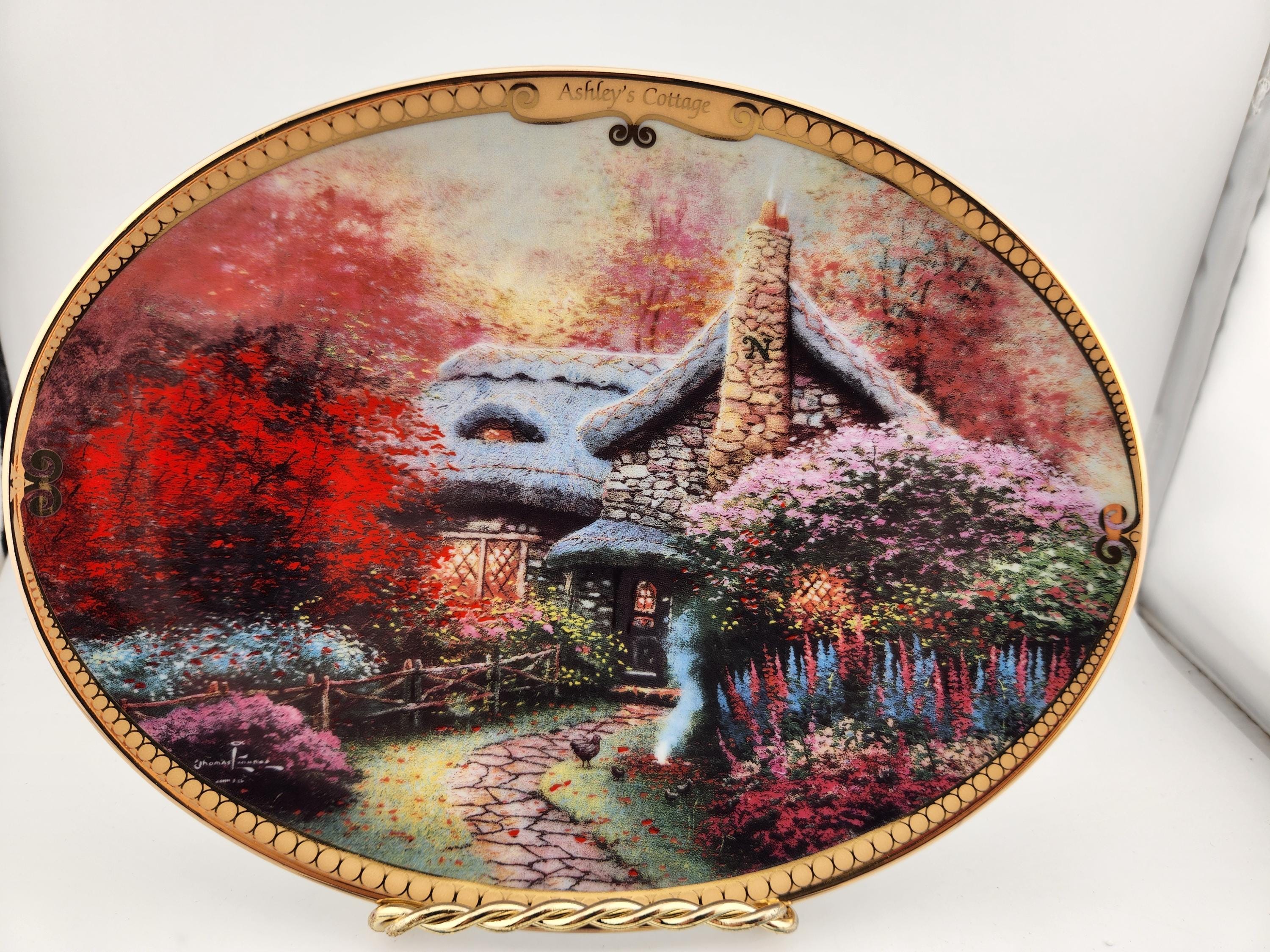 Thomas Kinkade Cottage by the Sea - Etsy