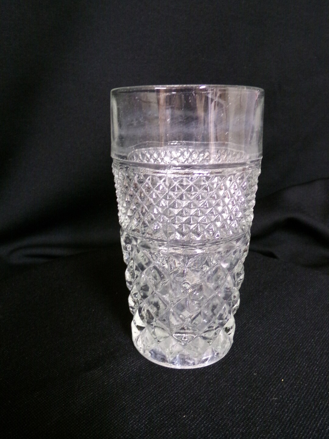 Vintage Clear Drinking Glass Tumbler From Anchor Hocking's Wexford Line