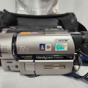 Vintage From 1998 Sony Handycam Camcorder - Includes Carry Bag