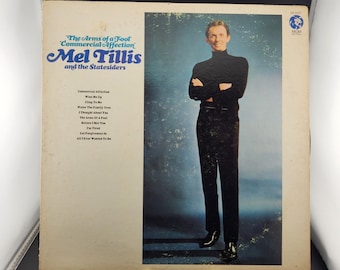Vintage LP Vinyl Record Album Size 33 RPM / Mel Tillis and the Statesiders / Cover has wear, writing / 1971 / See below for notes
