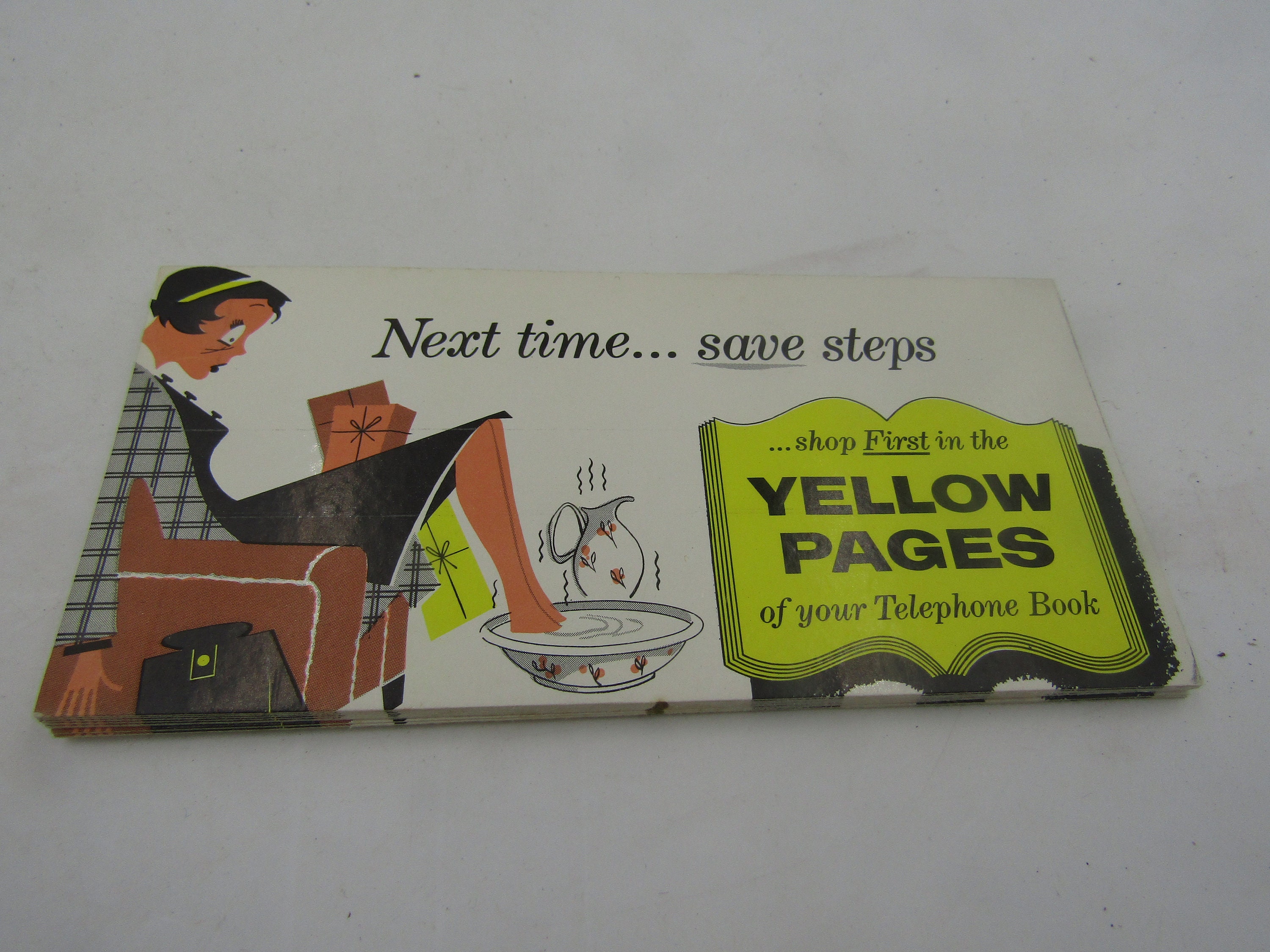 Vintage Advertising Cards for the Telephone Book Yellow Pages Etsy