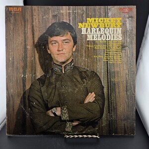 Vintage LP Vinyl Record Album Size 33 RPM / Mickey Newbury Harlequin Melodies / 1968 / Cover has wear / See notes below