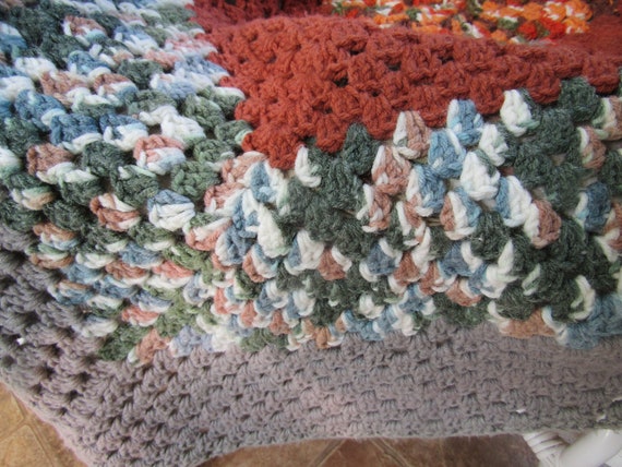 その他 USED HANDMADE BLANKET 64
