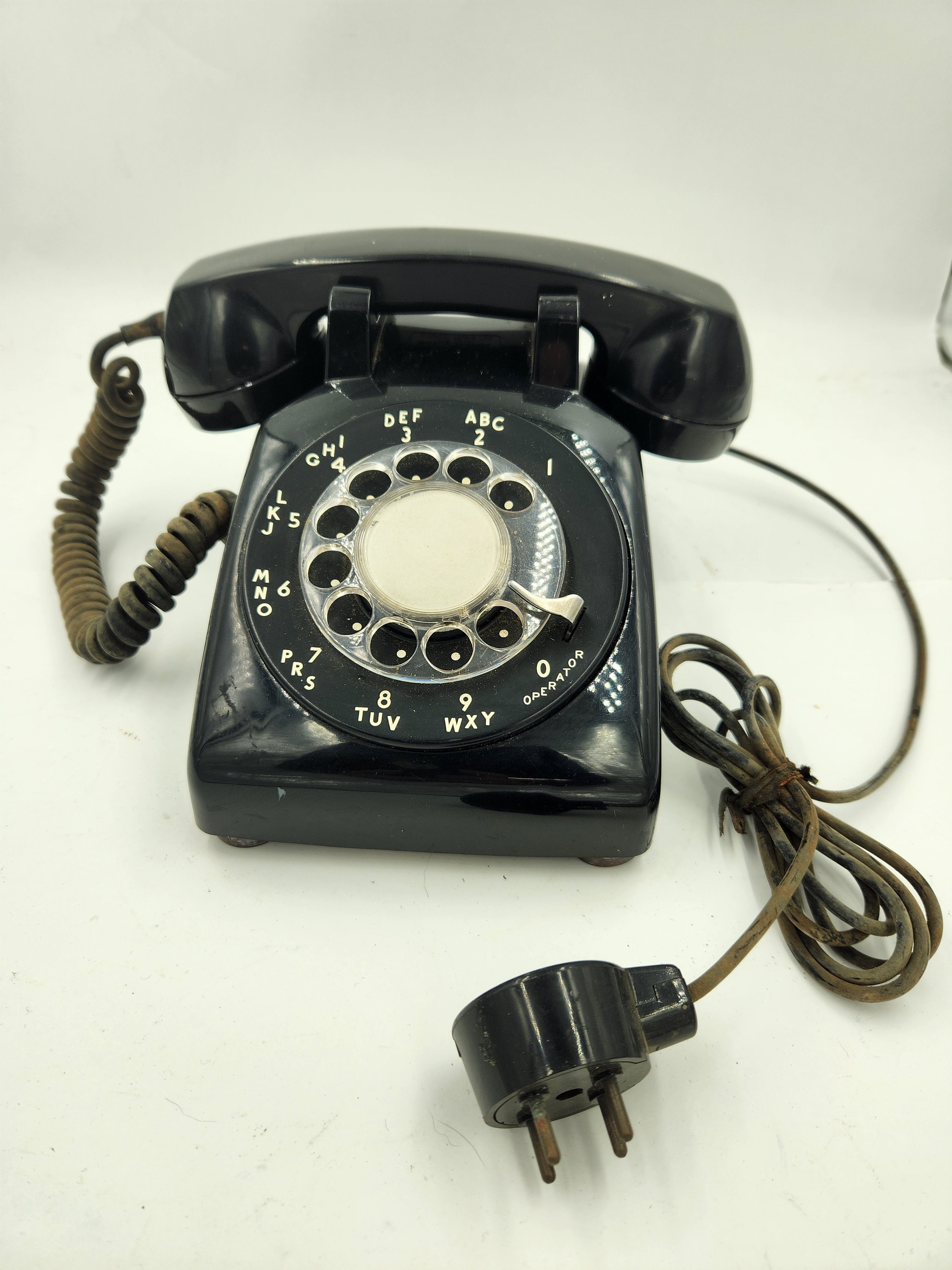 Vintage Western Electric Bell System Rotary Dial Black Telephone