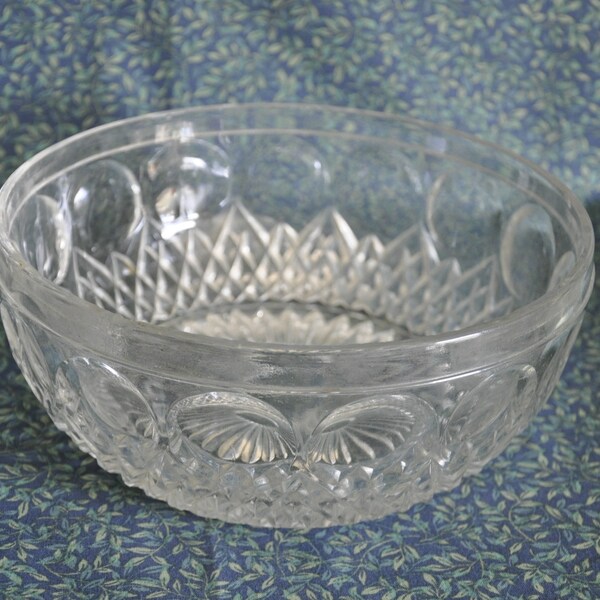Glass Bowl Serving Etsy
