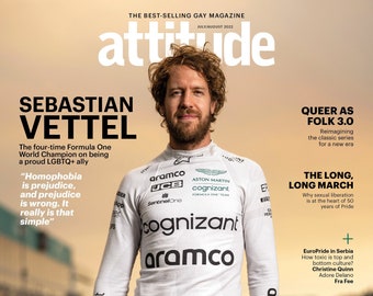 Attitude Magazine - Sebastian Vettel