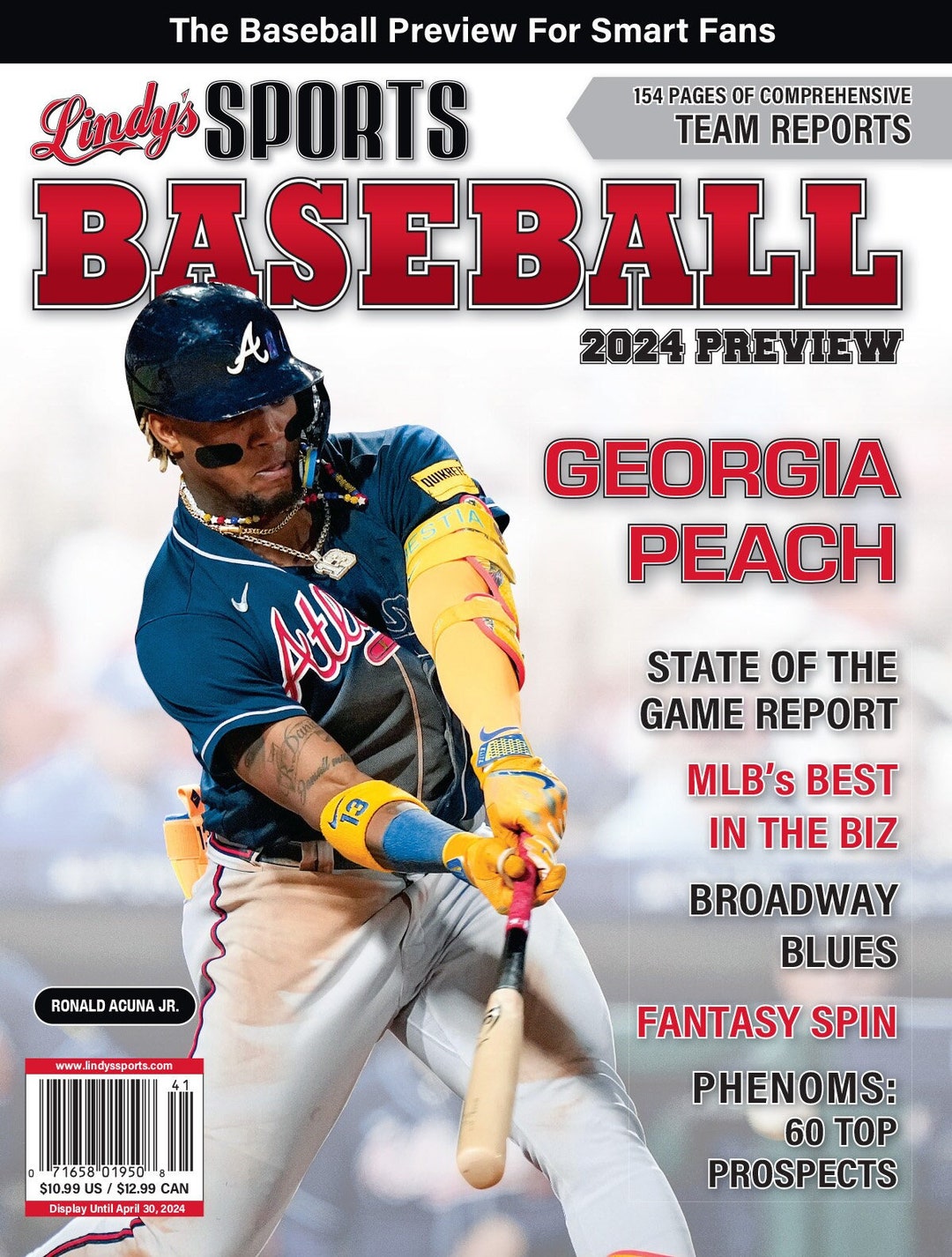 Lindys's 2024 Pro Baseball Magazine / IN STOCK Etsy