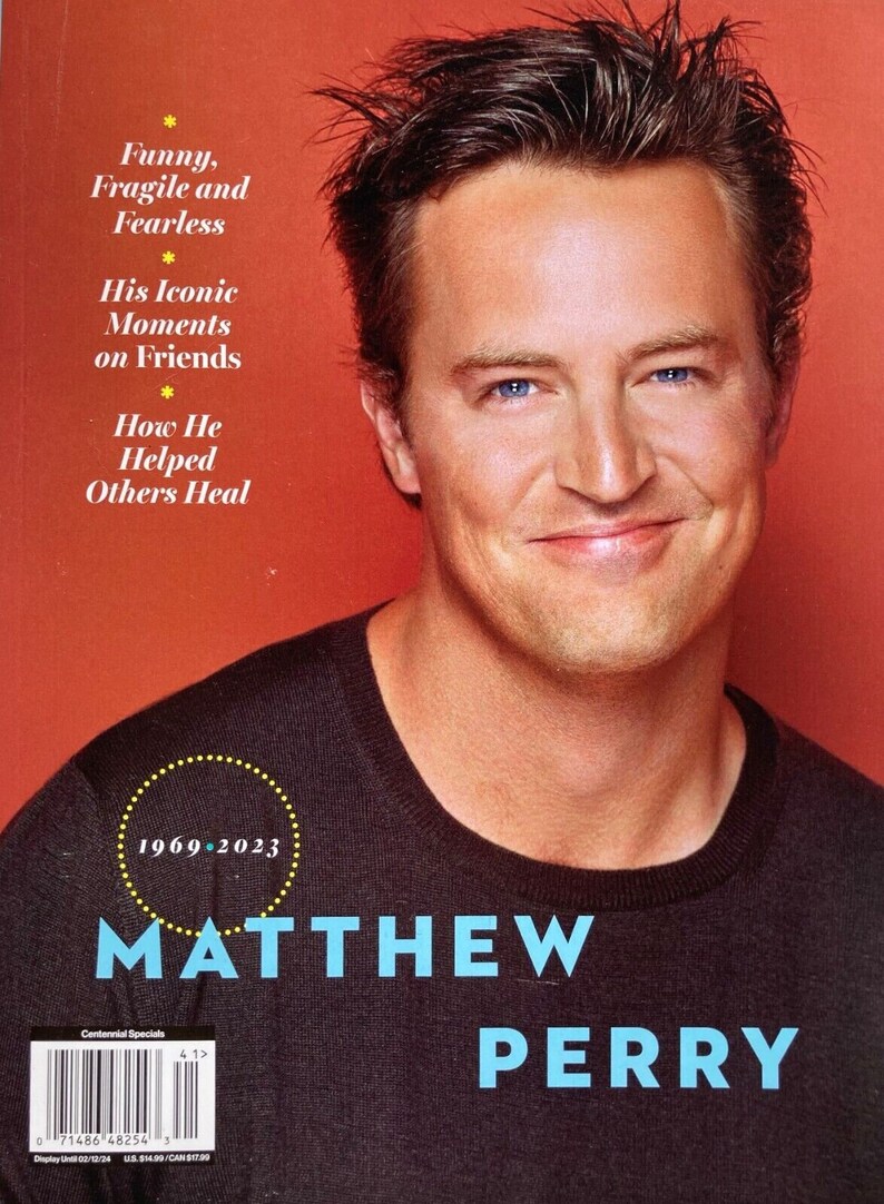 Single Issue Matthew Perry 2023 Centennial Magazine Etsy
