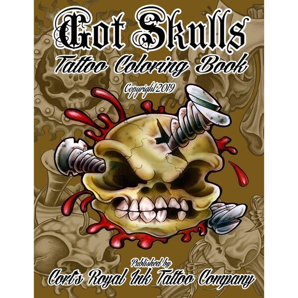 Tattoo Coloring Book - Etsy