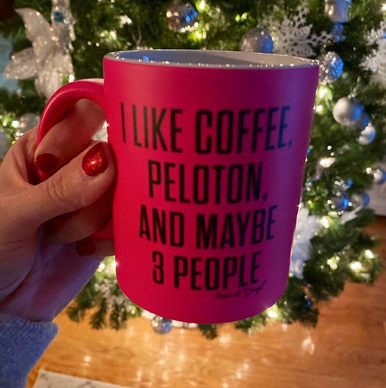 Introvert Coffee Lover Peloton Mug Spinning Gift Sarcastic