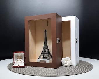 Wedding Day Memory Keepsake Box, 5th Wooden Marriage Anniversary, Mom Gift for Daughter, Bridesmaid Gift from Bride, Bride and Groom Present