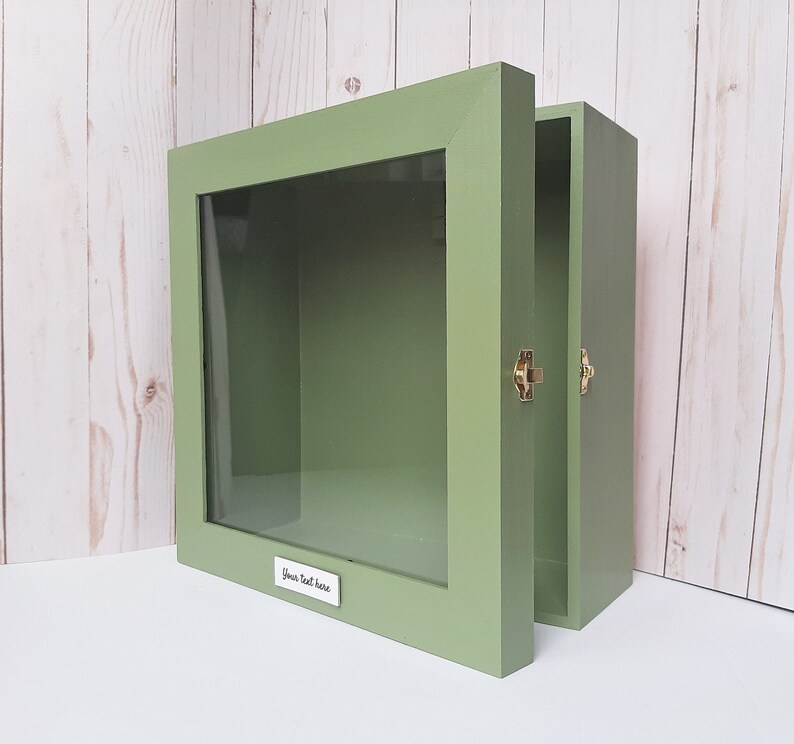 Extra Deep Empty Shadow Box Frame With Glass Display Case Etsy Canada