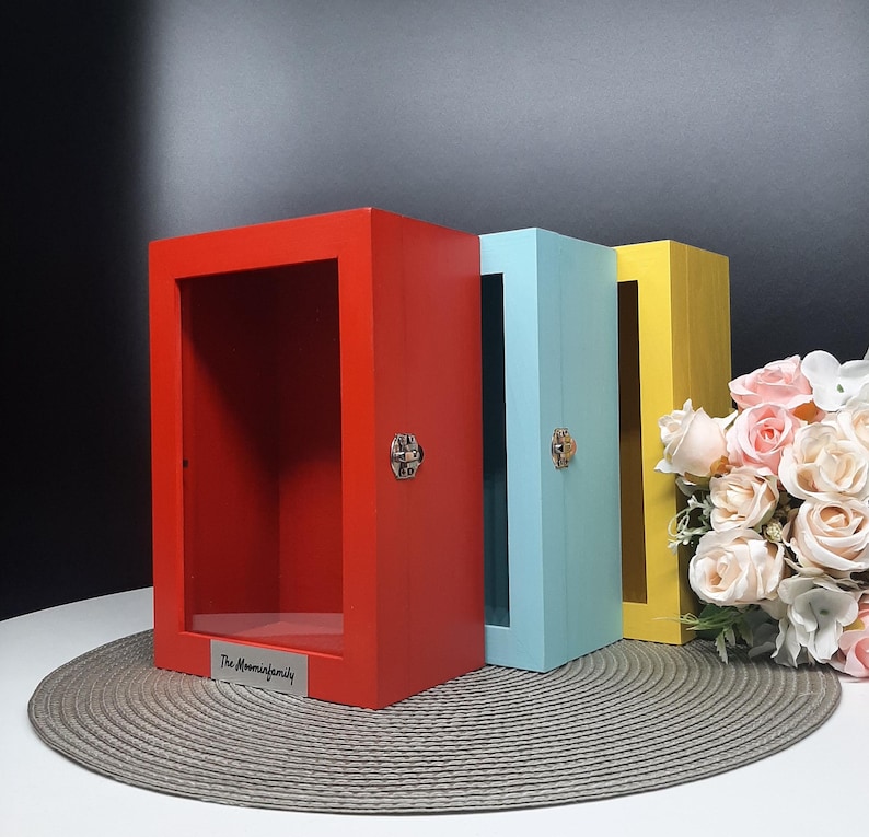 Vitrine Shadow Box, boîte à souvenirs de mariage, cadeau de remise des diplômes pour elle, cadre personnalisé, cadeau maman de sa fille, souvenirs de famille, appartement image 1