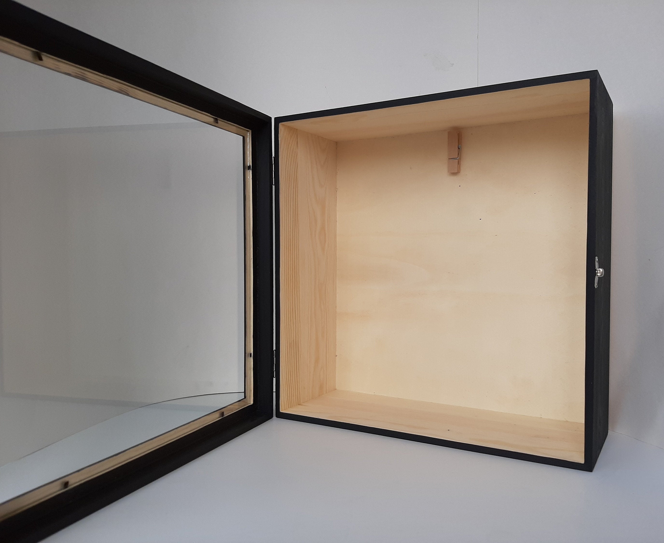 Large Extra Deep Wooden Personalized Shadow Box Frame With Etsy UK