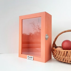 Vitrine Shadow Box, boîte à souvenirs de mariage, cadeau de remise des diplômes pour elle, cadre personnalisé, cadeau maman de sa fille, souvenirs de famille, appartement image 6