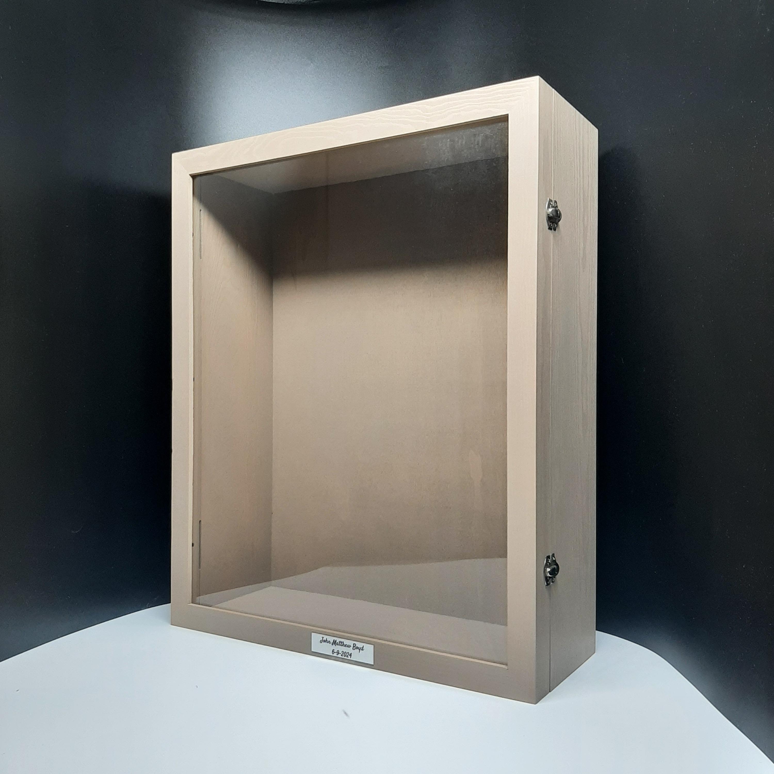 Large Extra Deep Shadow Box Frame Glass, Memory Box Wood, New Apartment ...