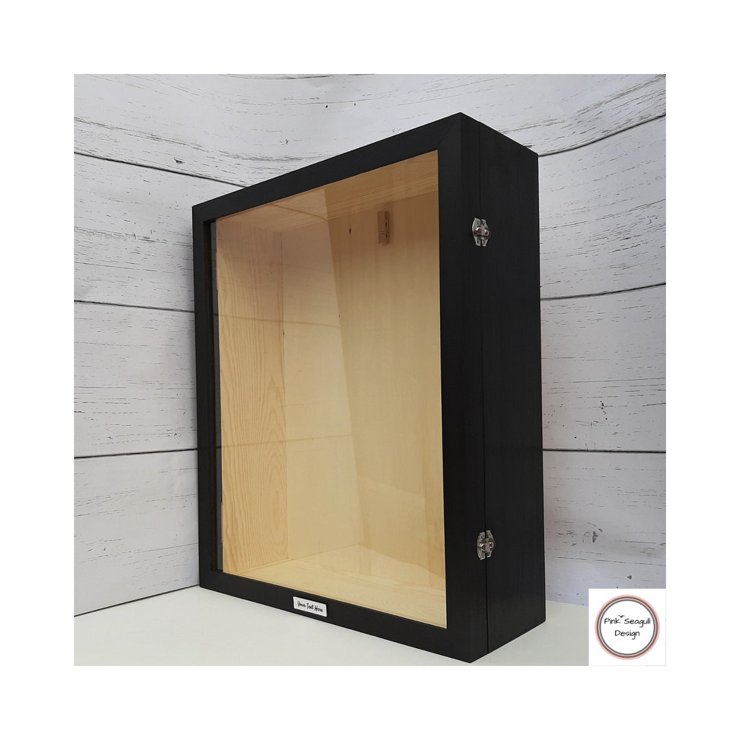 16x20 Extra Deep Shadow Box Frame Glass, Memory Box Wood, Picture Frame