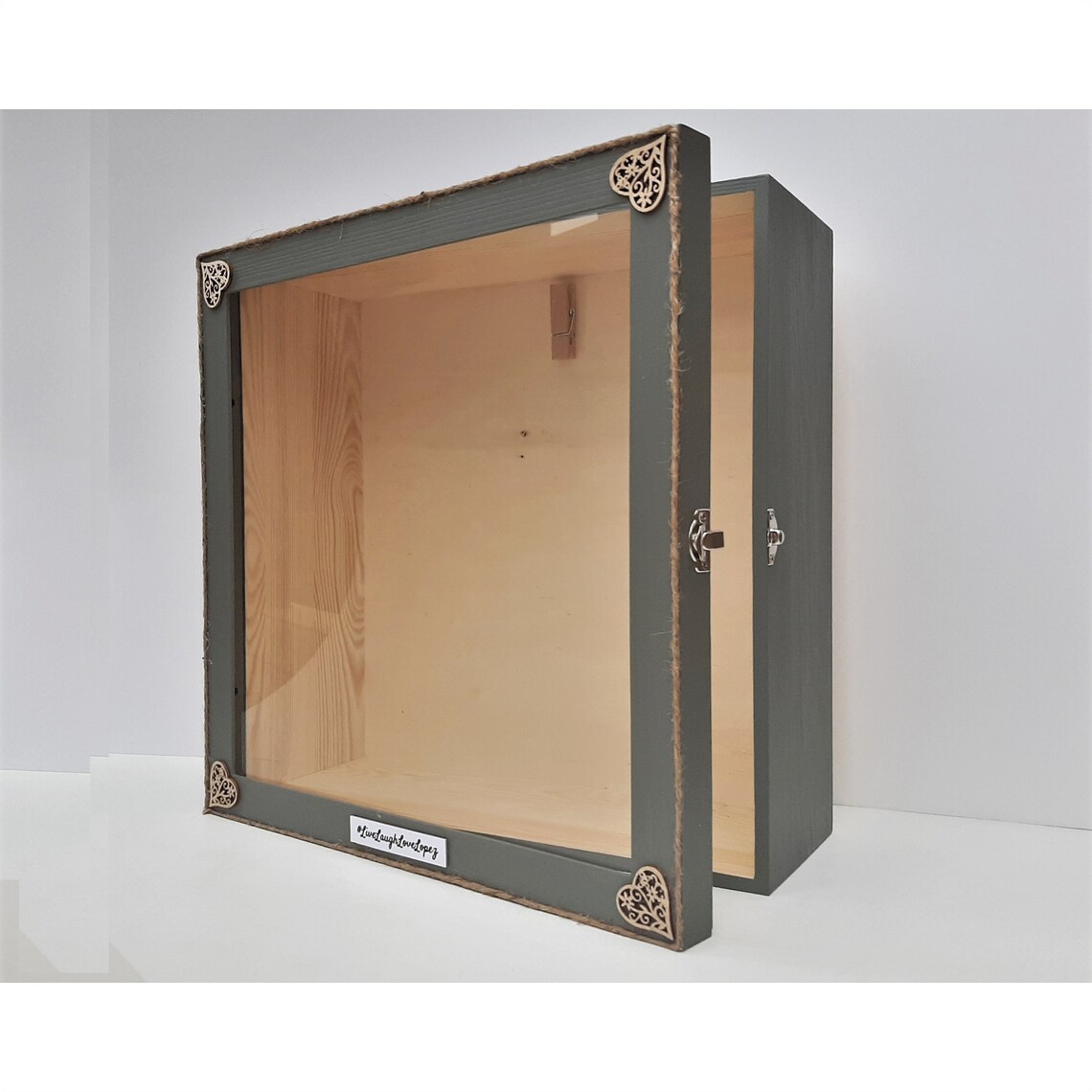 Large Extra Deep Empty Wooden Personalized Shadow Box Frame Etsy