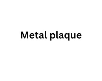 Metal Plaque