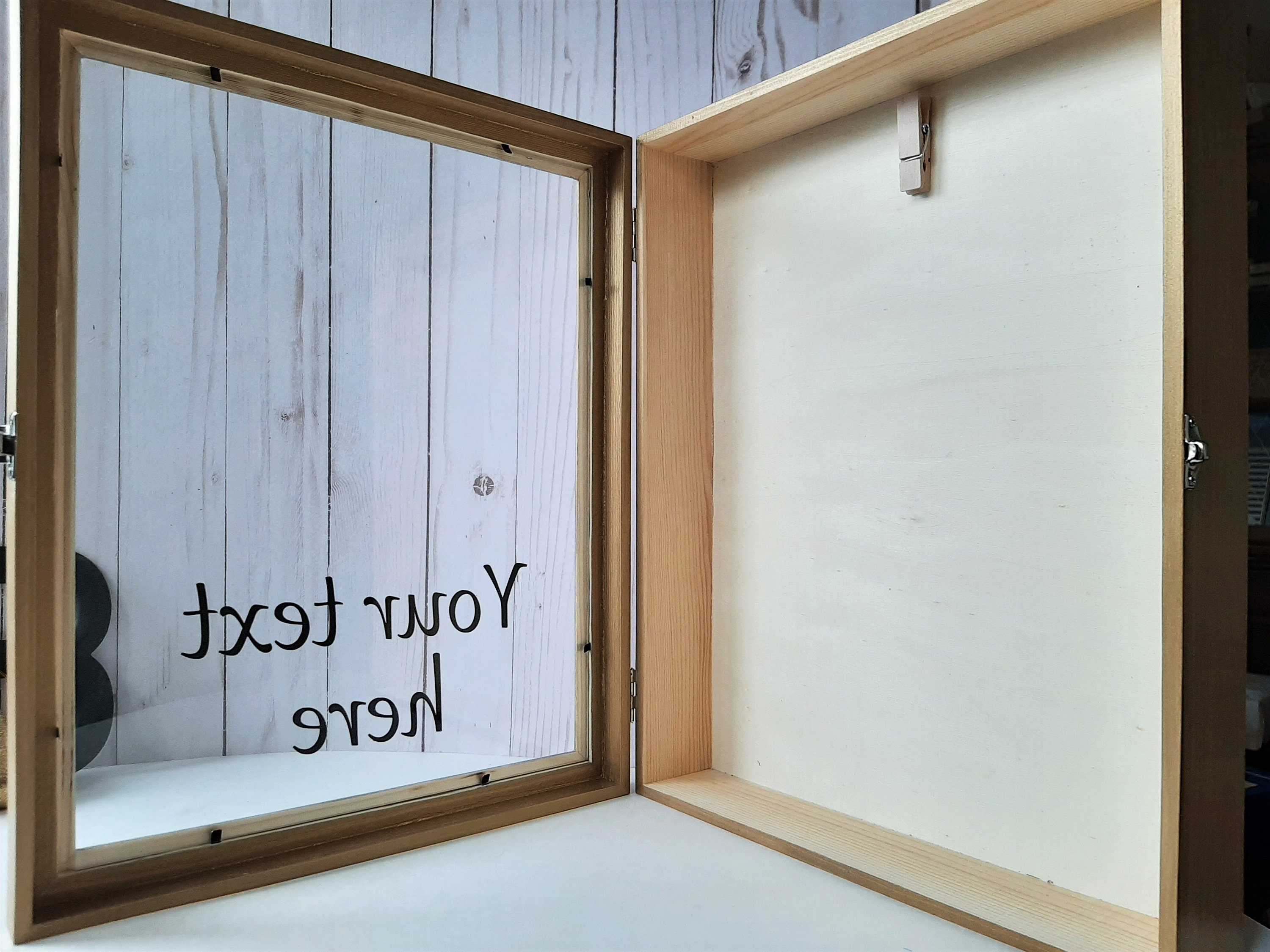 Shadow Box Frame, Keepsake Memory Box, Picture Frame for Living Room ...