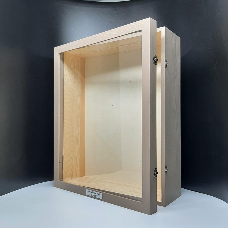 16 x 24 glass shadow box etsy