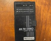 Vintage Bentley WX-7 Super Deluxe AM FM Stereo Receiver Portable Radio