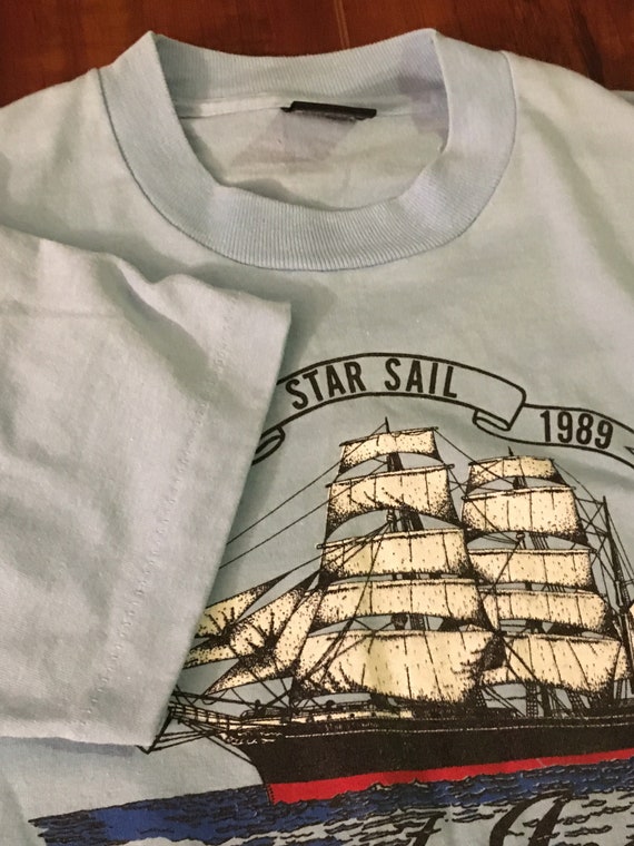 Vintage 1989 Star of India Star Sail San Diego CA… - image 3