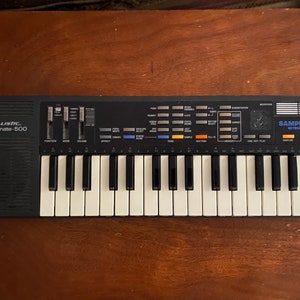 Vintage Realistic Concertmate 500 Sampling Keyboard Synthesizer Works GREAT Etsy