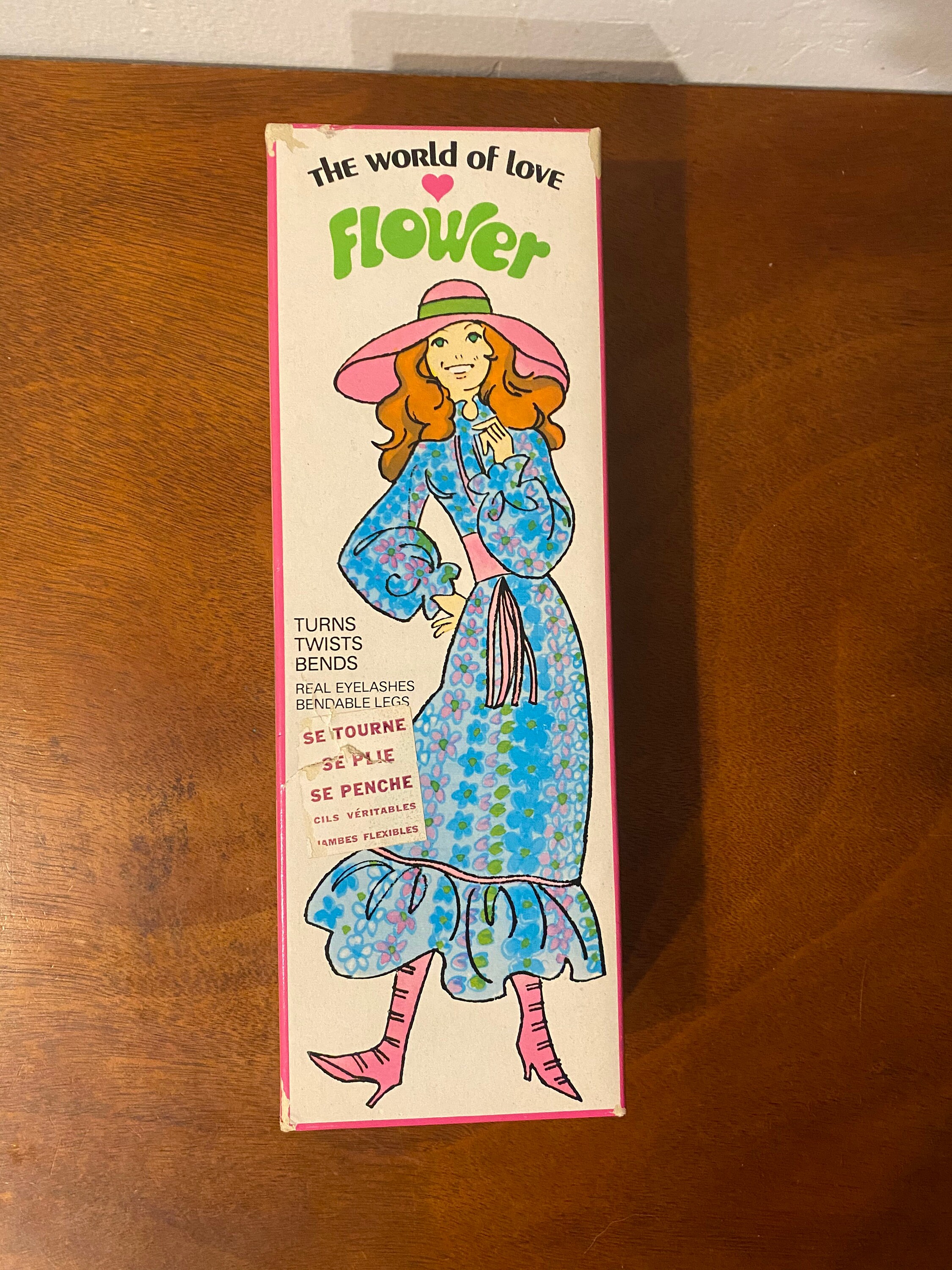 Vintage 1971 HASBRO The World of Love Flower Doll w/ Box Etsy