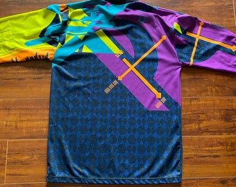 Maillot de gardien de but Lotto Soccer vintage multicolore - Fabriqué en Italie - Taille XL - Canada