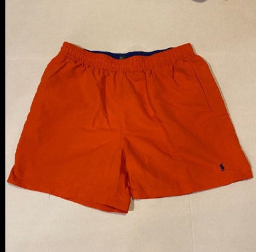 Orange polo swim trunks store
