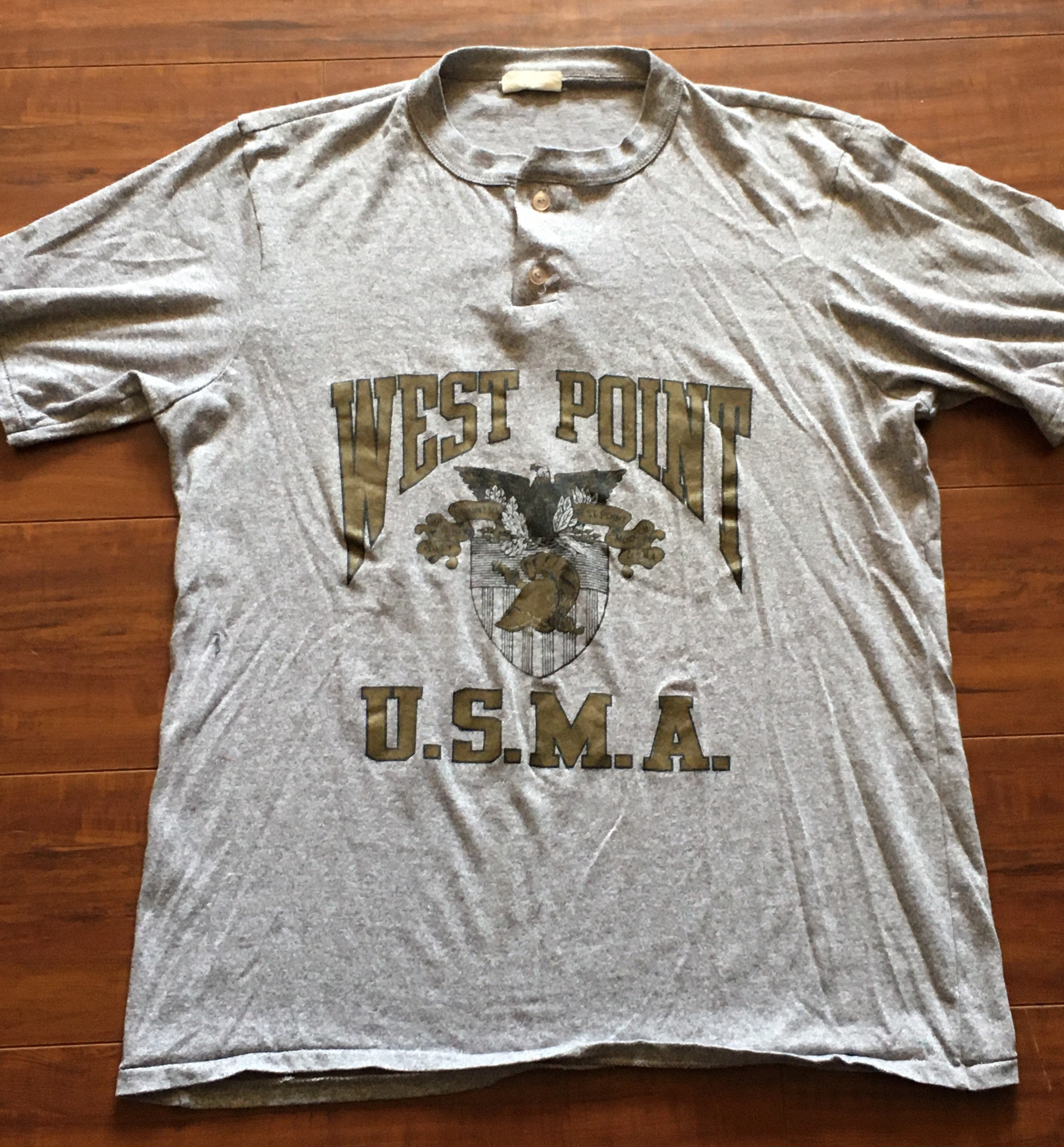 WEST POINT U.S.M.A T-Shirts 1990s L T175-