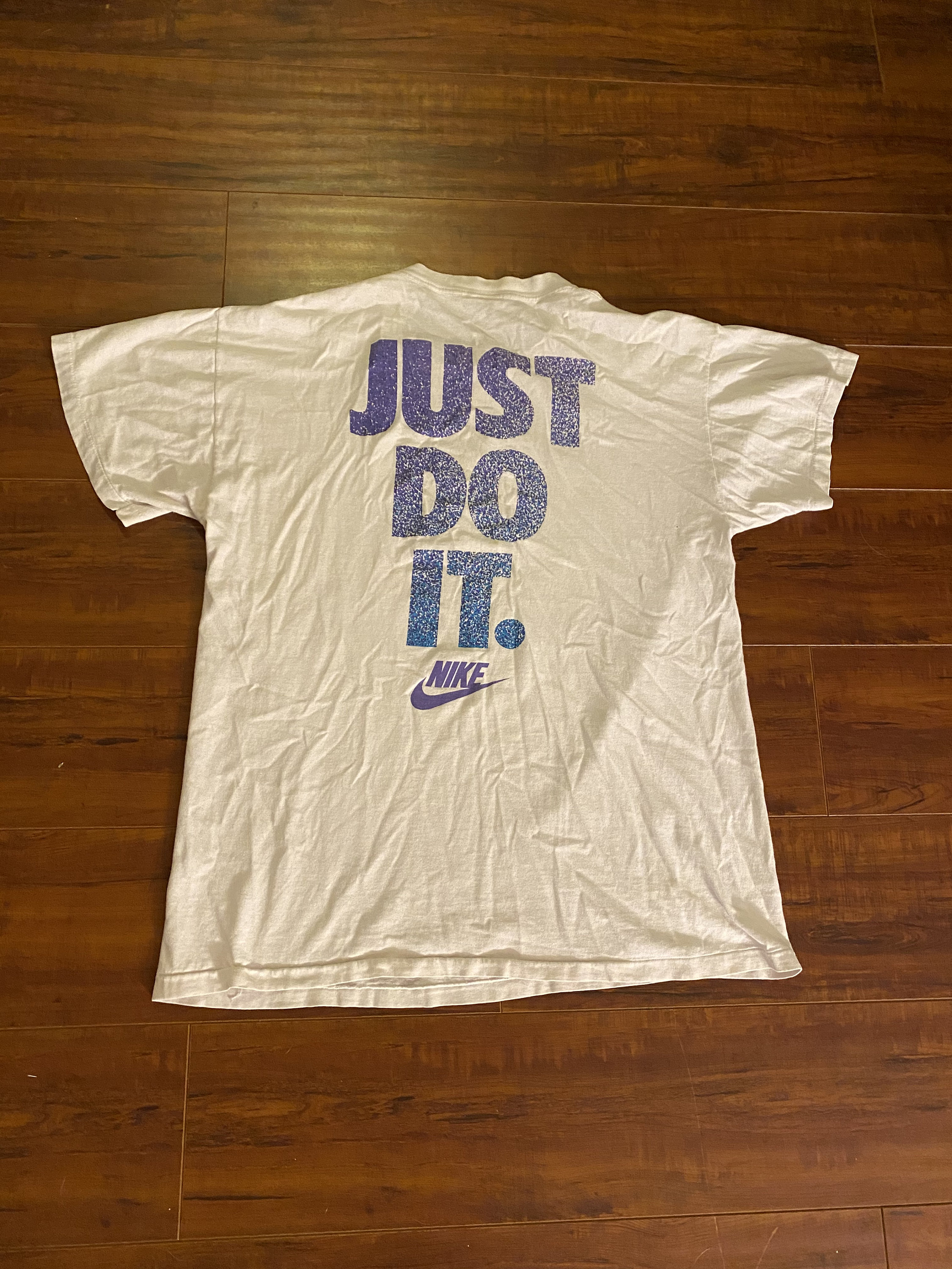 nike just do it white shirt