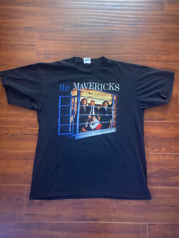 Vintage the Mavericks Country Band Black Tee Shirt Single | Etsy
