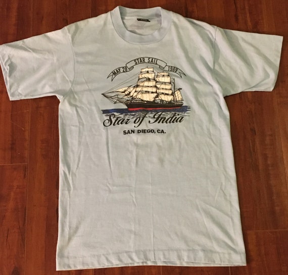 Vintage 1989 Star of India Star Sail San Diego CA… - image 1