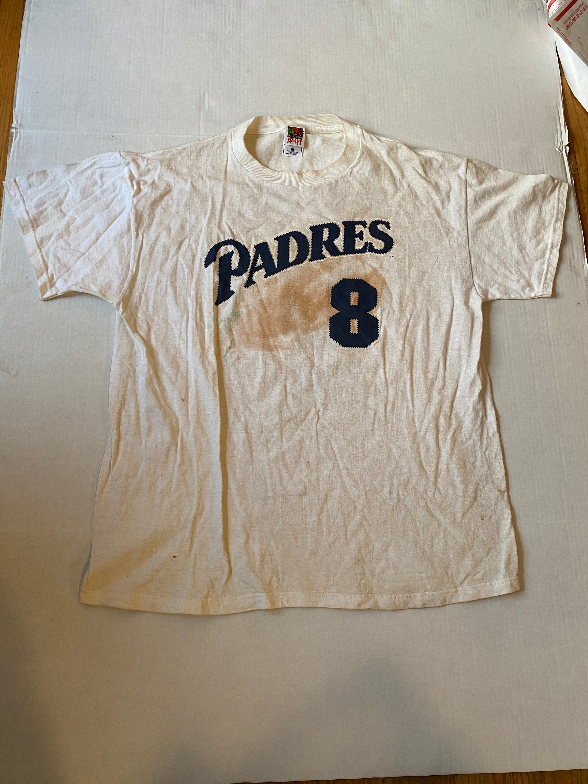 Vintage 80s San Diego Padres T-shirt Medium Super Thin Baseball