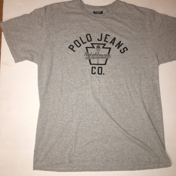 Vintage 90s Polo Ralph Lauren Graphic T-shirt - M… - image 1
