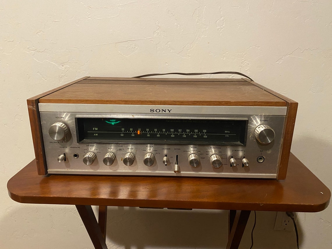 Vintage Sony STR7055 AM FM Stereo Receiver Tested & Working Etsy