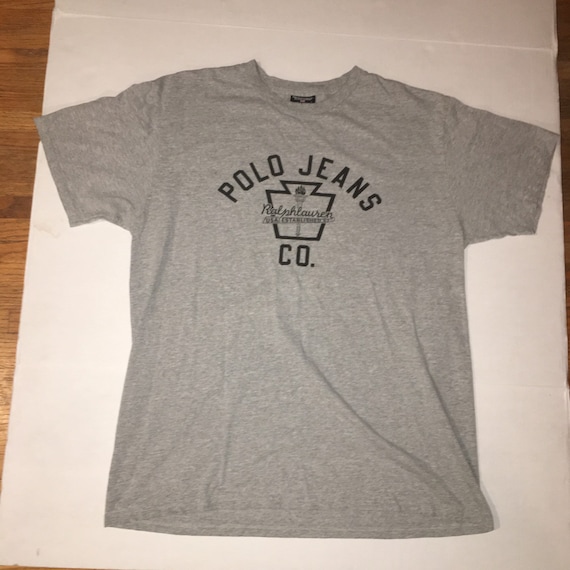 Vintage 90s Polo Ralph Lauren Graphic T-shirt - M… - image 3