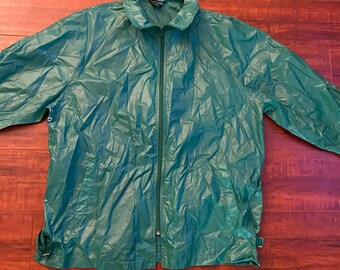 izod packable rain jacket