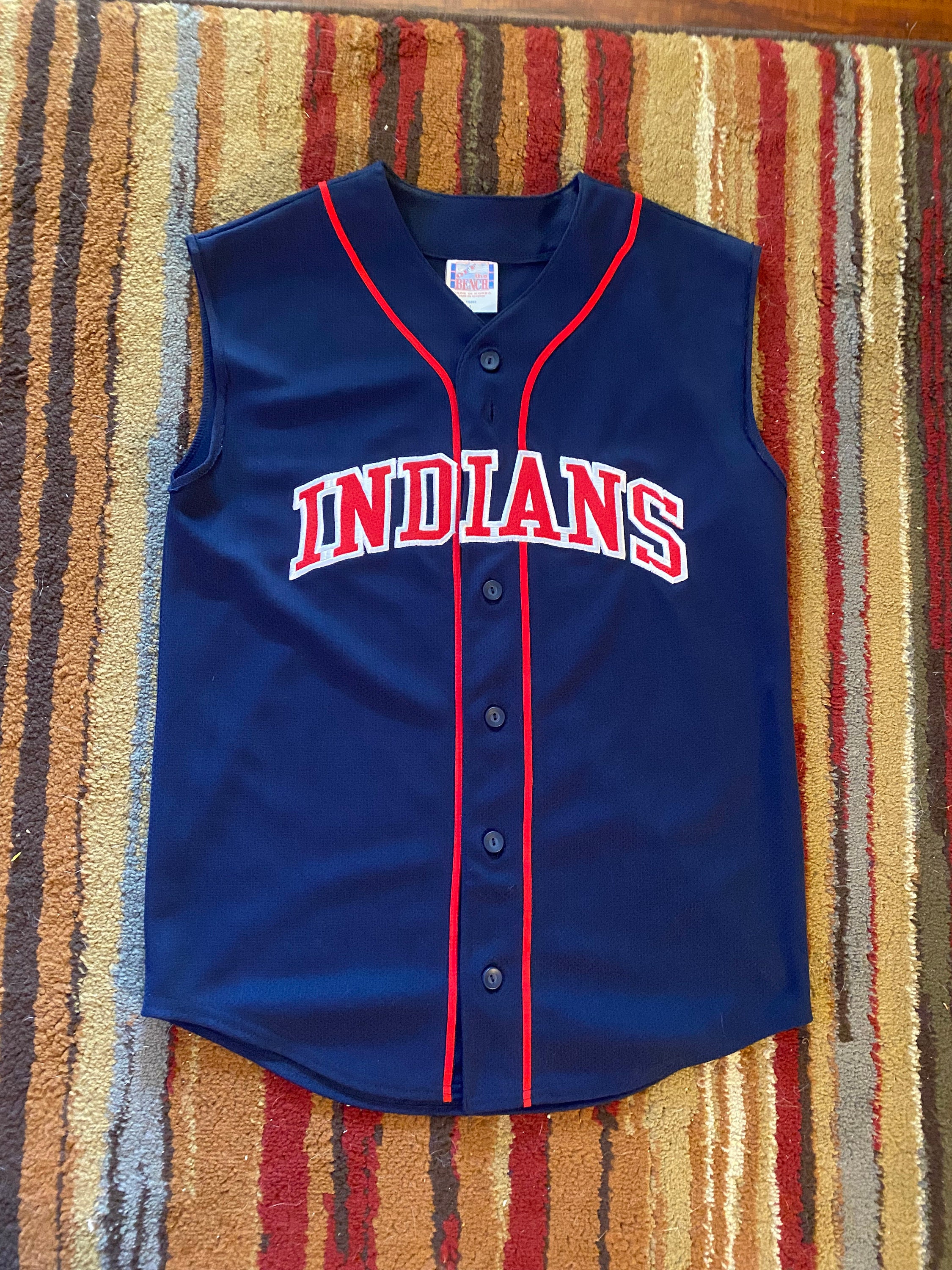 Cleveland Indians Sz. 18-20 Stitched No Name Jersey Russell Athletic  Baseball